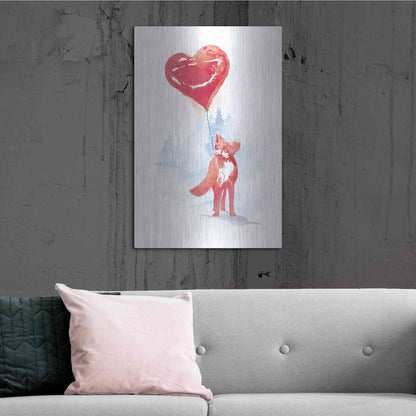 Luxe Metal Art 'This One is For You' by Robert Farkas, Metal Wall Art,24x36