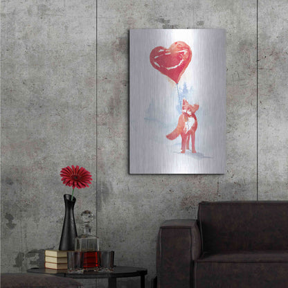 Luxe Metal Art 'This One is For You' by Robert Farkas, Metal Wall Art,24x36