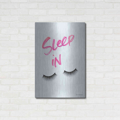 Luxe Metal Art 'Sleep In' by Seven Trees Design, Metal Wall Art,24x36