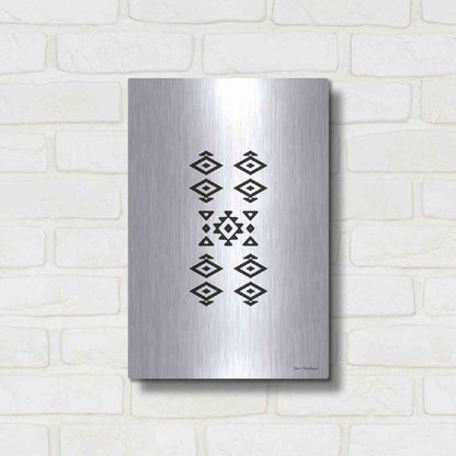 Luxe Metal Art 'Aztec Art I' by Seven Trees Design, Metal Wall Art,12x16