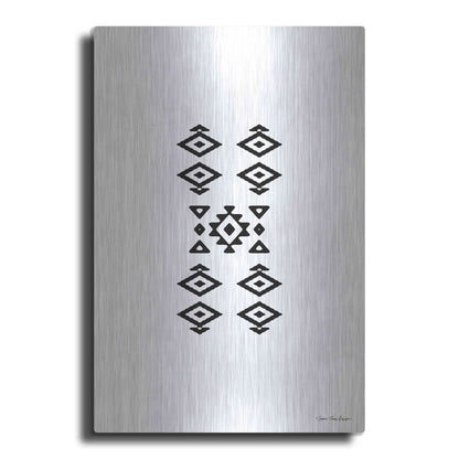 Luxe Metal Art 'Aztec Art I' by Seven Trees Design, Metal Wall Art