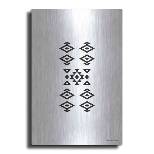 Luxe Metal Art 'Aztec Art I' by Seven Trees Design, Metal Wall Art
