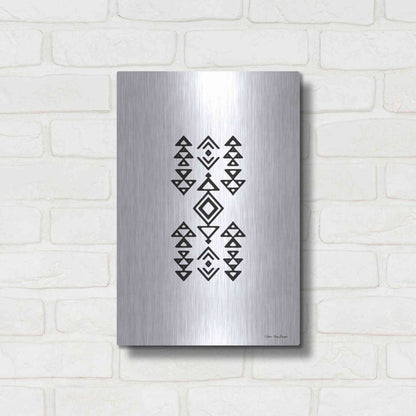 Luxe Metal Art 'Aztec Art II' by Seven Trees Design, Metal Wall Art,12x16