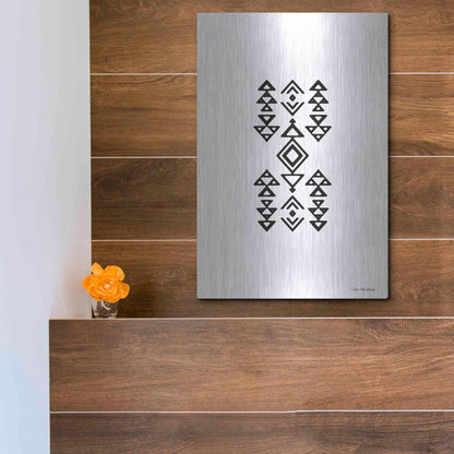 Luxe Metal Art 'Aztec Art II' by Seven Trees Design, Metal Wall Art,12x16