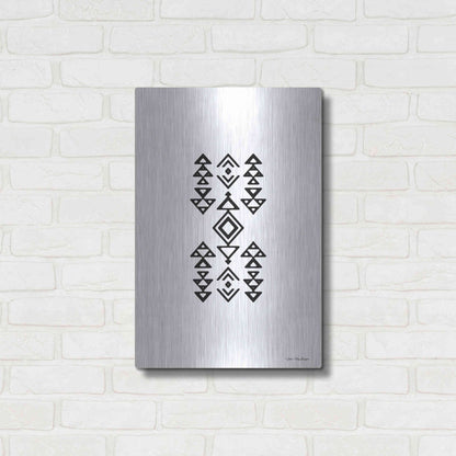 Luxe Metal Art 'Aztec Art II' by Seven Trees Design, Metal Wall Art,16x24