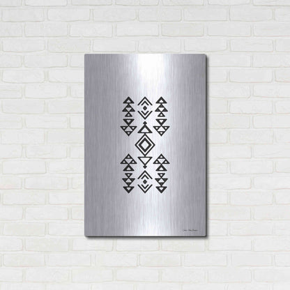 Luxe Metal Art 'Aztec Art II' by Seven Trees Design, Metal Wall Art,24x36