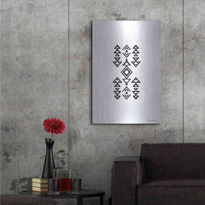 Luxe Metal Art 'Aztec Art II' by Seven Trees Design, Metal Wall Art,24x36