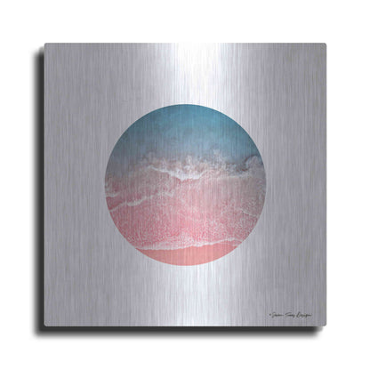 Luxe Metal Art 'Ocean Circle' by Seven Trees Design, Metal Wall Art