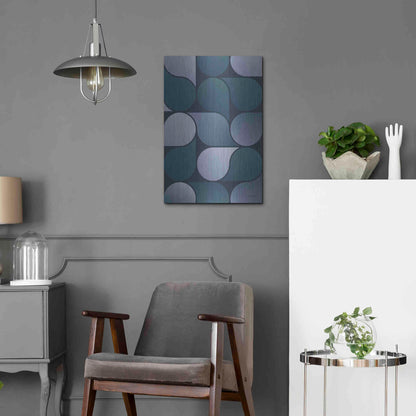 Luxe Metal Art 'Geometric Loop' by Seven Trees Design, Metal Wall Art,16x24
