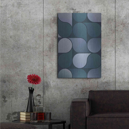 Luxe Metal Art 'Geometric Loop' by Seven Trees Design, Metal Wall Art,24x36