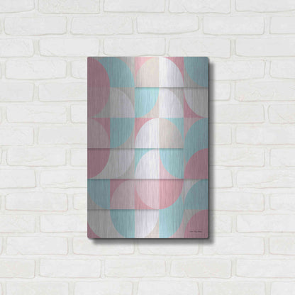 Luxe Metal Art 'The Scandinavian Geometry' by Seven Trees Design, Metal Wall Art,16x24