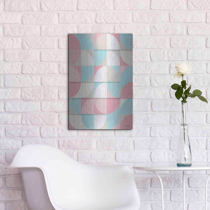 Luxe Metal Art 'The Scandinavian Geometry' by Seven Trees Design, Metal Wall Art,16x24