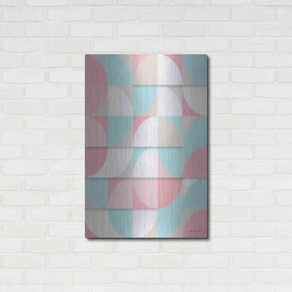 Luxe Metal Art 'The Scandinavian Geometry' by Seven Trees Design, Metal Wall Art,24x36