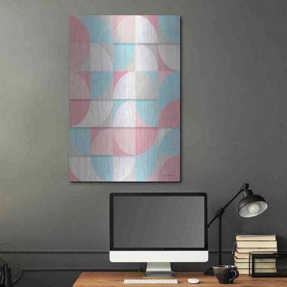 Luxe Metal Art 'The Scandinavian Geometry' by Seven Trees Design, Metal Wall Art,24x36