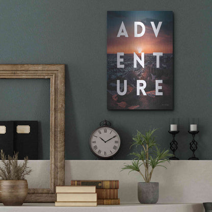 Luxe Metal Art 'Adventure Landscape' by Seven Trees Design, Metal Wall Art,12x16