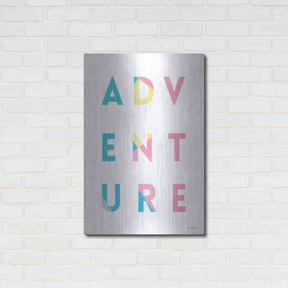 Luxe Metal Art 'Adventure in Colors' by Seven Trees Design, Metal Wall Art,24x36