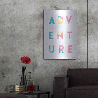 Luxe Metal Art 'Adventure in Colors' by Seven Trees Design, Metal Wall Art,24x36