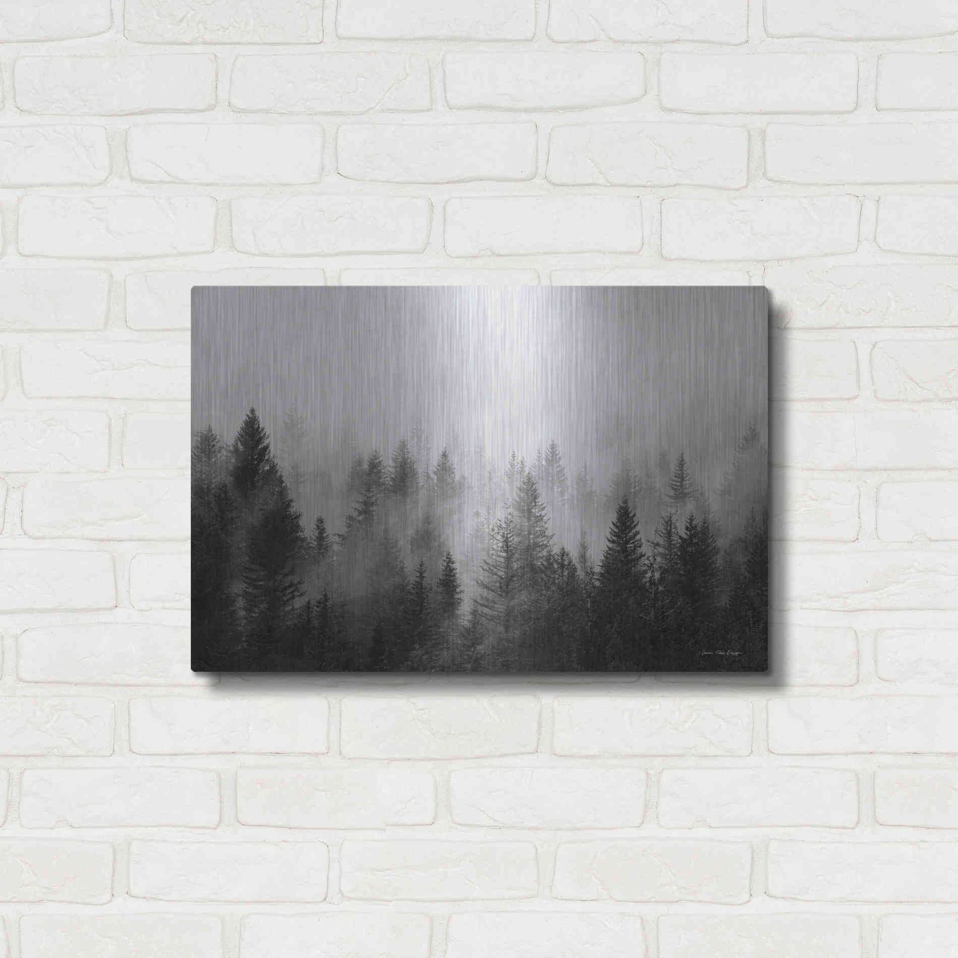 Luxe Metal Art 'Forest' by Seven Trees Design, Metal Wall Art,24x16