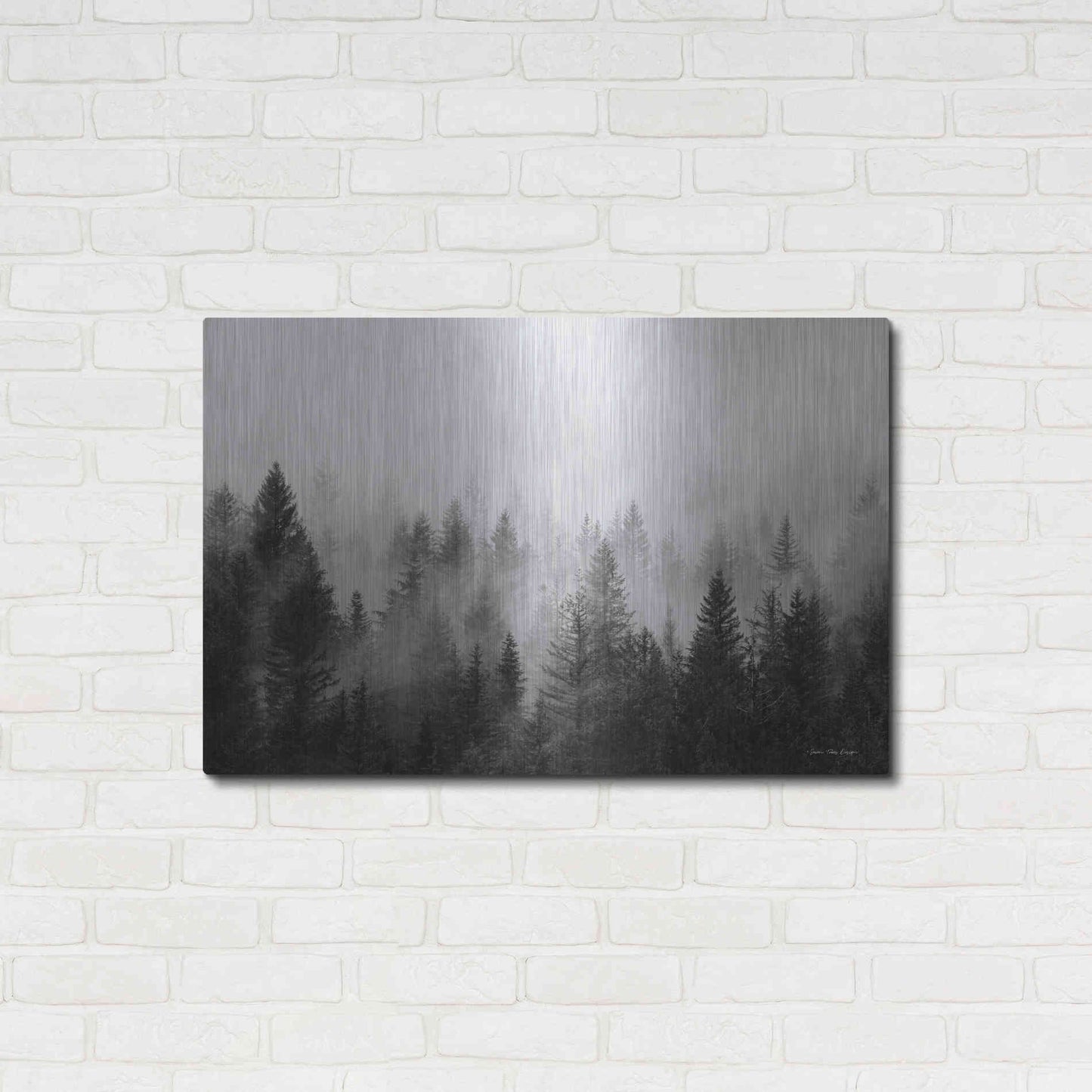 Luxe Metal Art 'Forest' by Seven Trees Design, Metal Wall Art,36x24