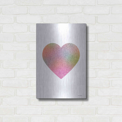 Luxe Metal Art 'Happy Heart I' by Seven Trees Design, Metal Wall Art,16x24