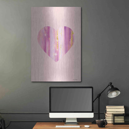 Luxe Metal Art 'Happy Heart II' by Seven Trees Design, Metal Wall Art,24x36