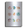 Luxe Metal Art 'Sea and Brush Strokes II' by Seven Trees Design, Metal Wall Art