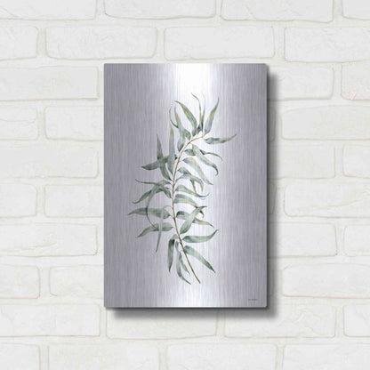 Luxe Metal Art 'Eucalyptus I' by Seven Trees Design, Metal Wall Art,12x16