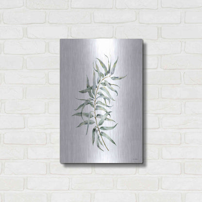 Luxe Metal Art 'Eucalyptus I' by Seven Trees Design, Metal Wall Art,16x24