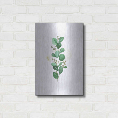 Luxe Metal Art 'Eucalyptus II' by Seven Trees Design, Metal Wall Art,16x24