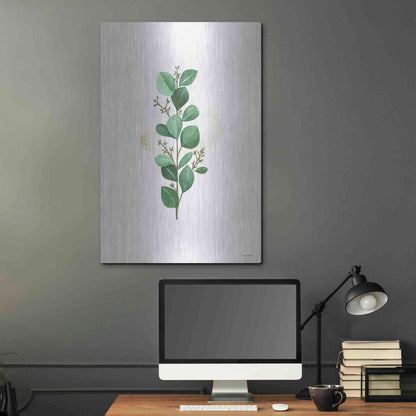 Luxe Metal Art 'Eucalyptus II' by Seven Trees Design, Metal Wall Art,24x36