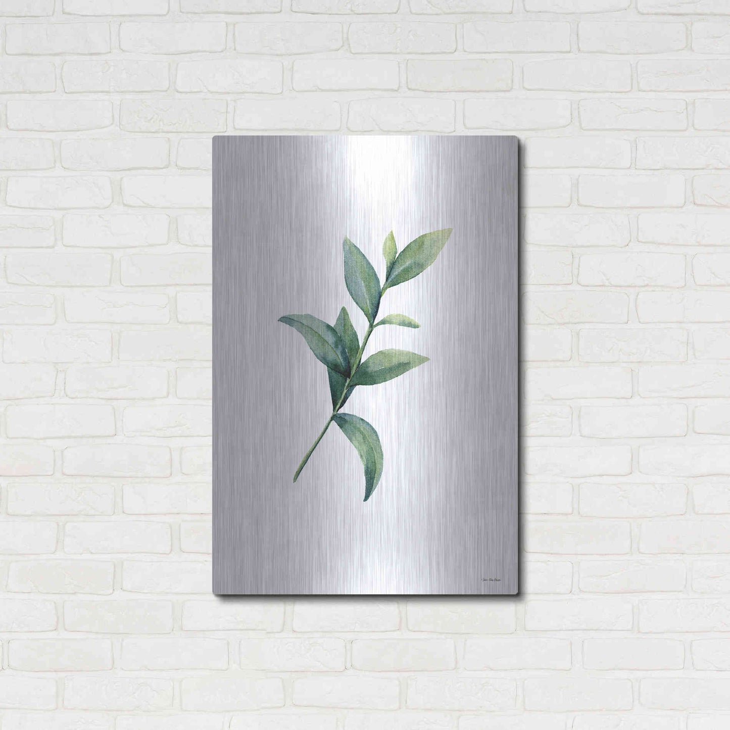 Luxe Metal Art 'Eucalyptus III' by Seven Trees Design, Metal Wall Art,24x36