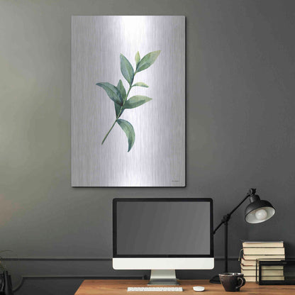 Luxe Metal Art 'Eucalyptus III' by Seven Trees Design, Metal Wall Art,24x36