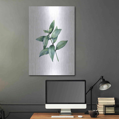 Luxe Metal Art 'Eucalyptus IV' by Seven Trees Design, Metal Wall Art,24x36