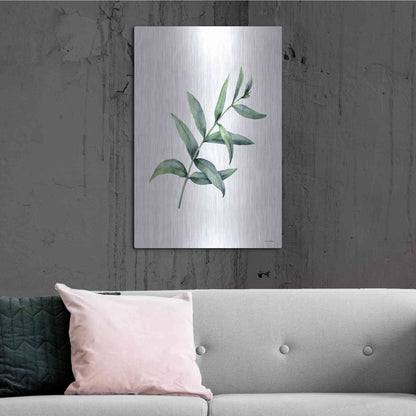 Luxe Metal Art 'Eucalyptus V' by Seven Trees Design, Metal Wall Art,24x36