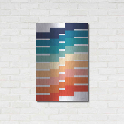 Luxe Metal Art 'Modern Geometry I' by Seven Trees Design, Metal Wall Art,24x36