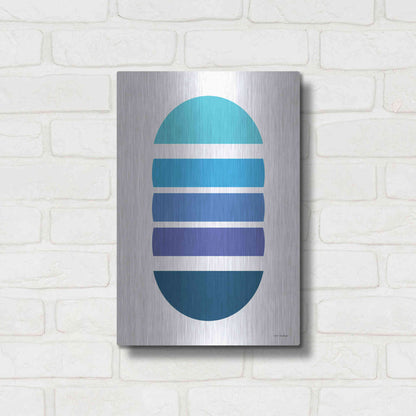 Luxe Metal Art 'Modern Geometry II' by Seven Trees Design, Metal Wall Art,12x16