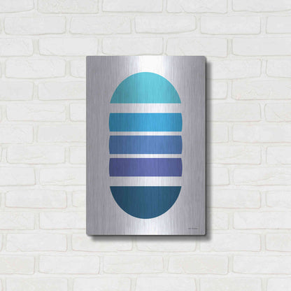 Luxe Metal Art 'Modern Geometry II' by Seven Trees Design, Metal Wall Art,16x24