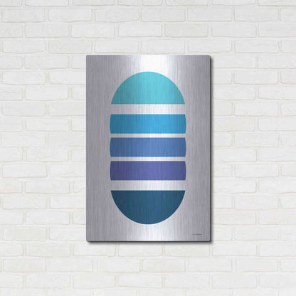 Luxe Metal Art 'Modern Geometry II' by Seven Trees Design, Metal Wall Art,24x36