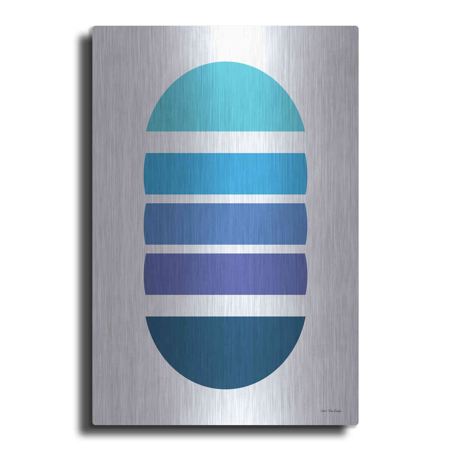 Luxe Metal Art 'Modern Geometry II' by Seven Trees Design, Metal Wall Art