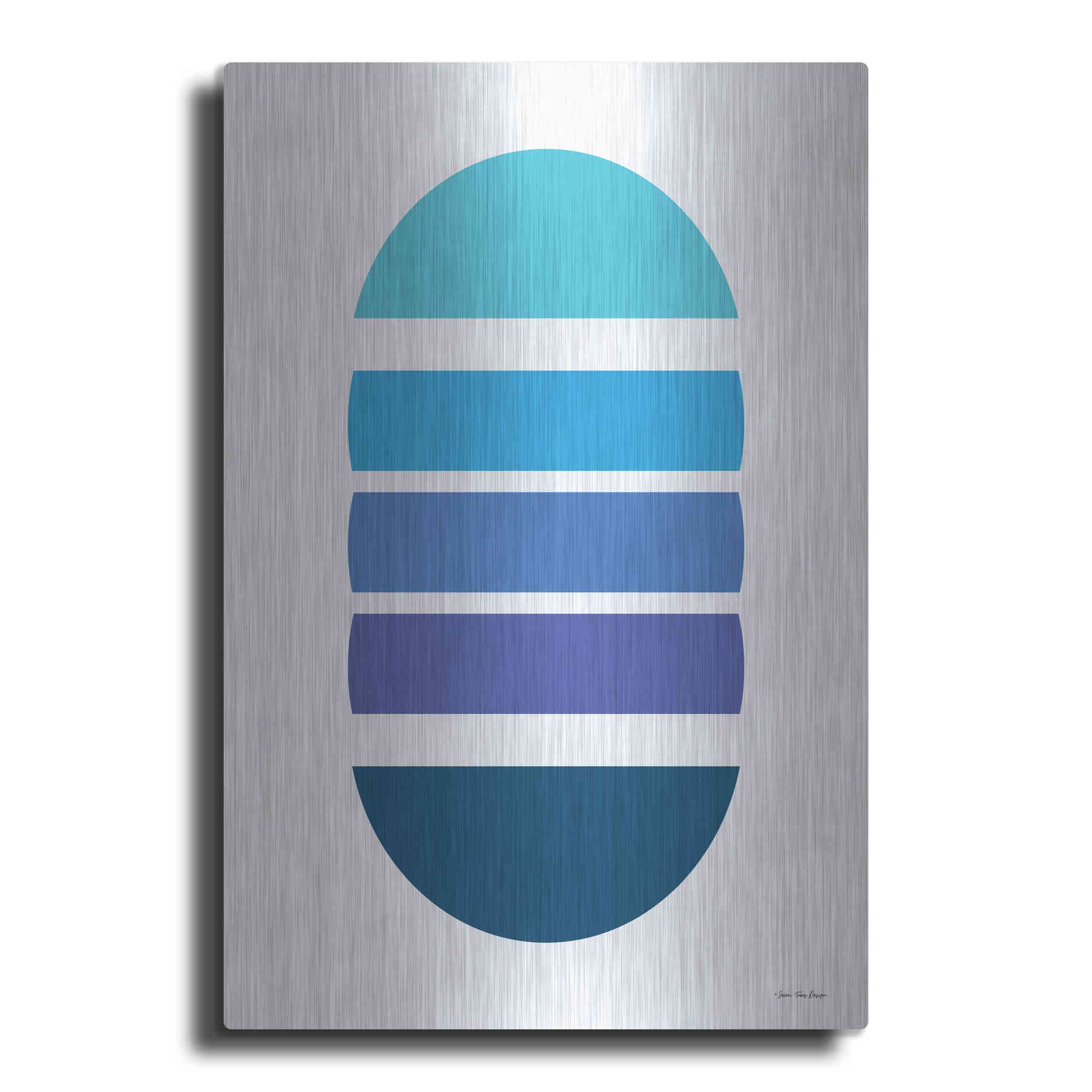 Luxe Metal Art 'Modern Geometry II' by Seven Trees Design, Metal Wall Art