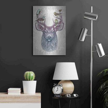 Luxe Metal Art 'Magic Buck' by Rachel Caldwell, Metal Wall Art,16x24
