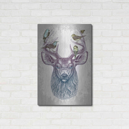Luxe Metal Art 'Magic Buck' by Rachel Caldwell, Metal Wall Art,24x36