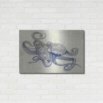 Luxe Metal Art 'Octoflow' by Rachel Caldwell, Metal Wall Art,36x24