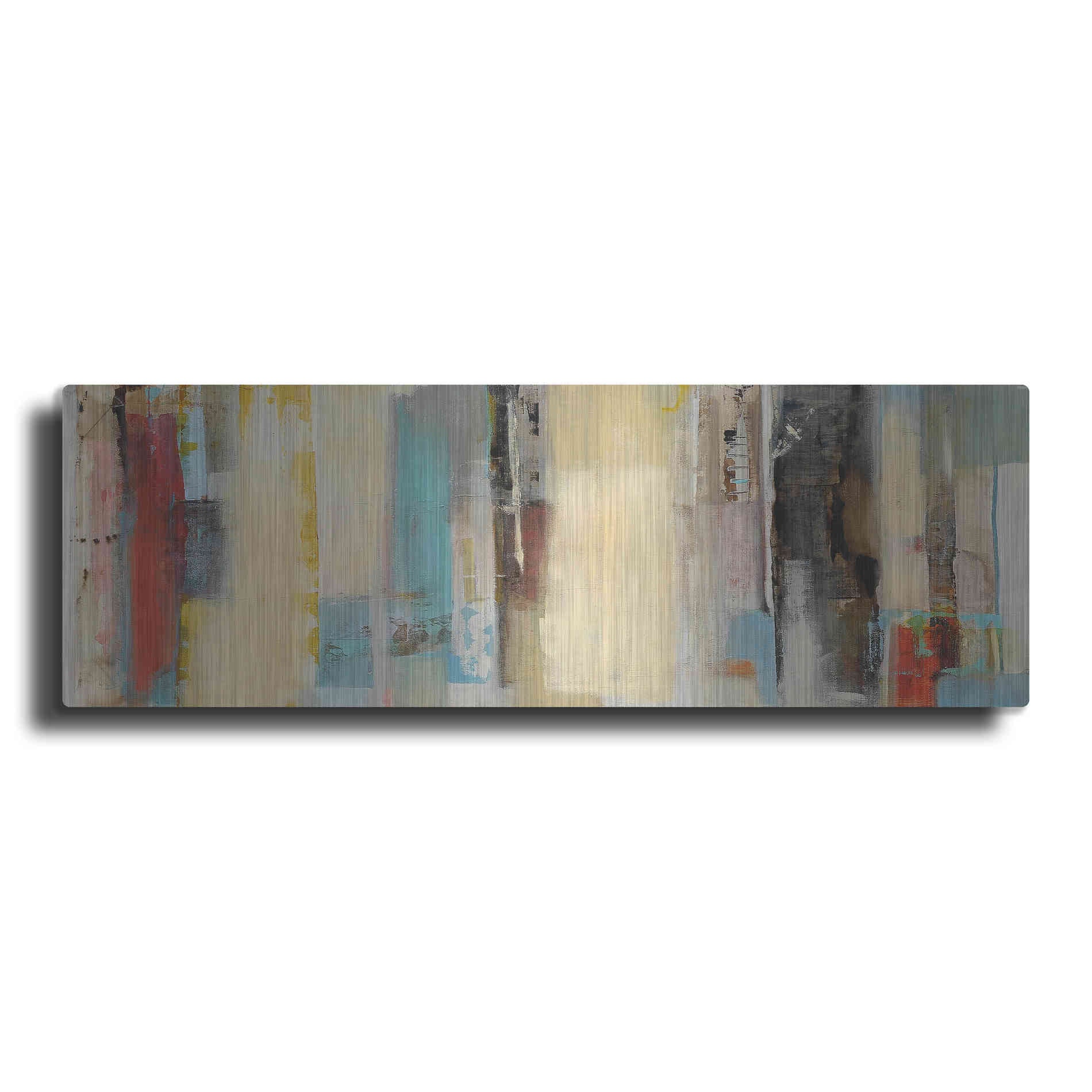 Luxe Metal Art 'Serie Caminos #11' by Ines Benedicto, Metal Wall Art