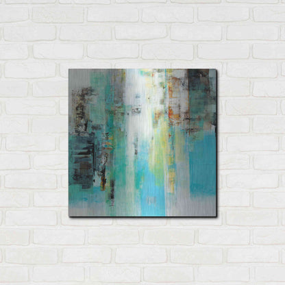 Luxe Metal Art 'Serie Caminos #22' by Ines Benedicto, Metal Wall Art,24x24