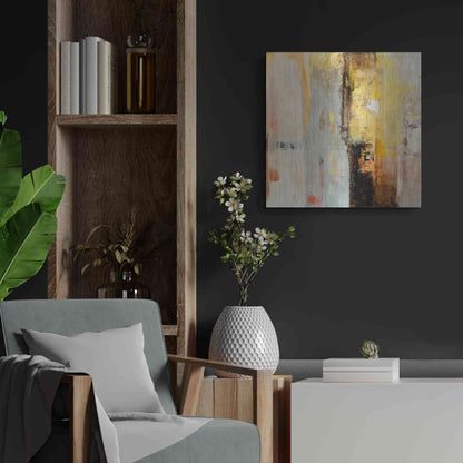 Luxe Metal Art 'Serie Caminos #45' by Ines Benedicto, Metal Wall Art,24x24