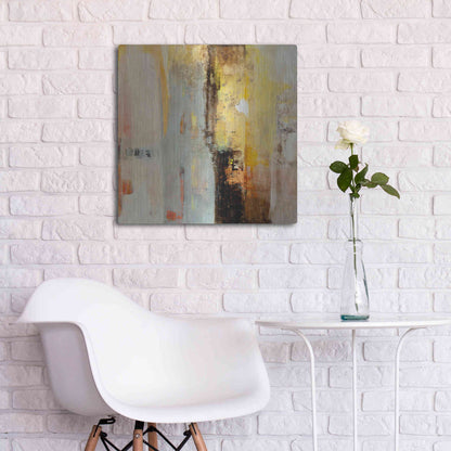 Luxe Metal Art 'Serie Caminos #45' by Ines Benedicto, Metal Wall Art,24x24