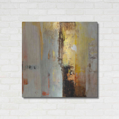 Luxe Metal Art 'Serie Caminos #45' by Ines Benedicto, Metal Wall Art,36x36