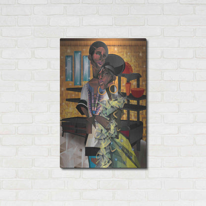 Luxe Metal Art 'Do You Love What You Feel' by Jaleel Campbell, Metal Wall Art,24x36