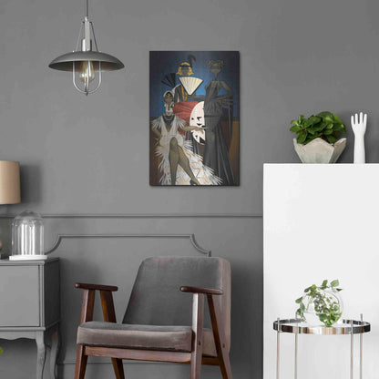 Luxe Metal Art 'Harlem Nights' by Jaleel Campbell, Metal Wall Art,16x24